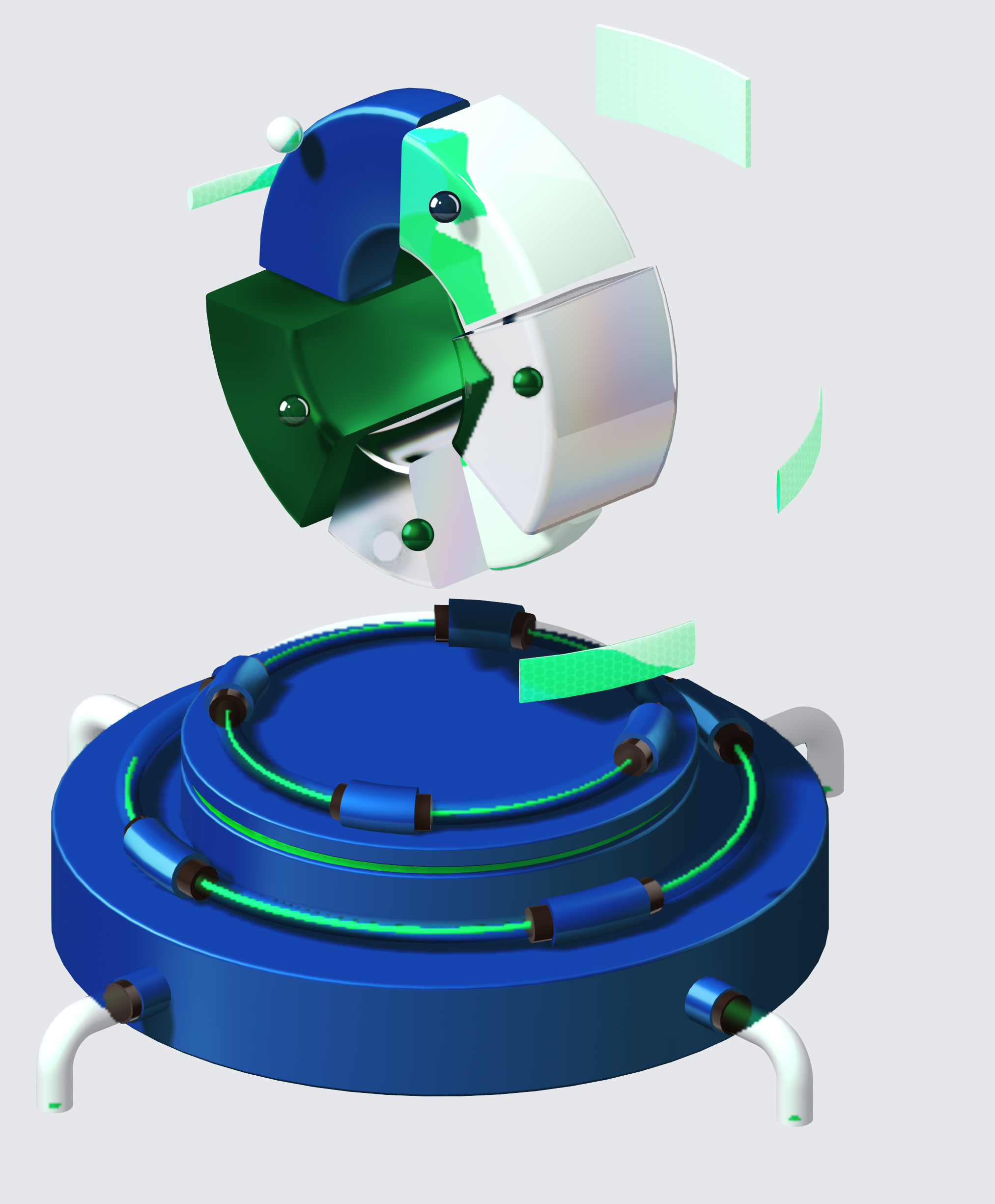 Image of a diagram hovering.